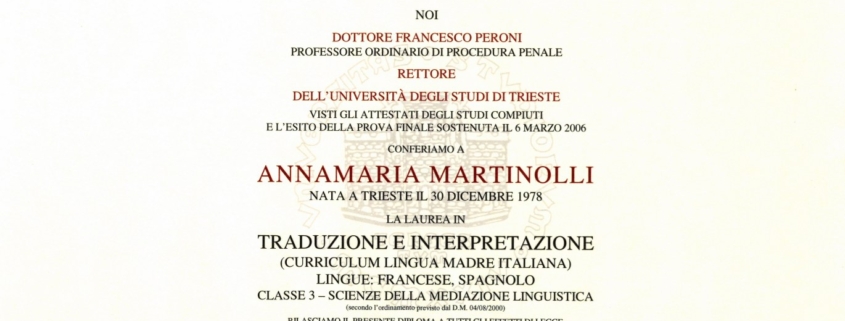 Laurea Magistrale